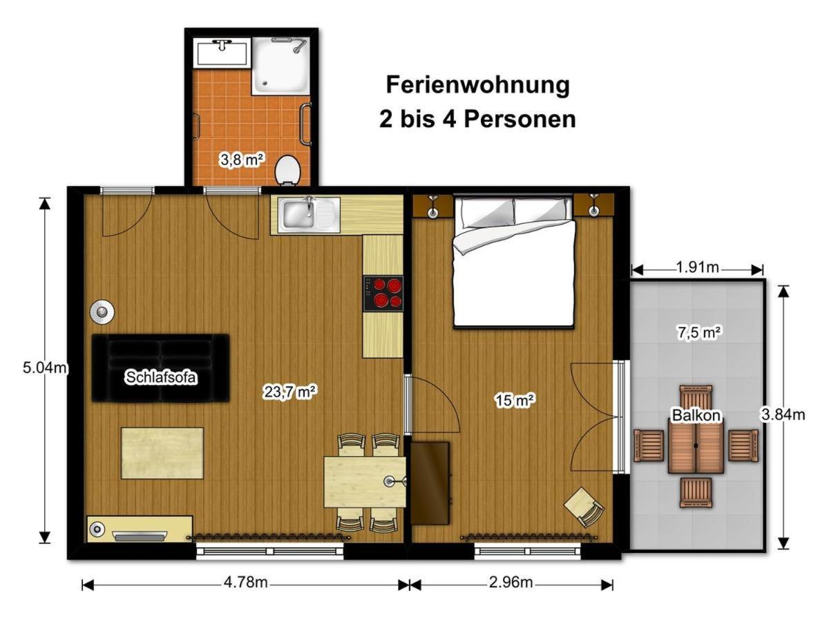 B & B Gmeineck Seeboden Luaran gambar